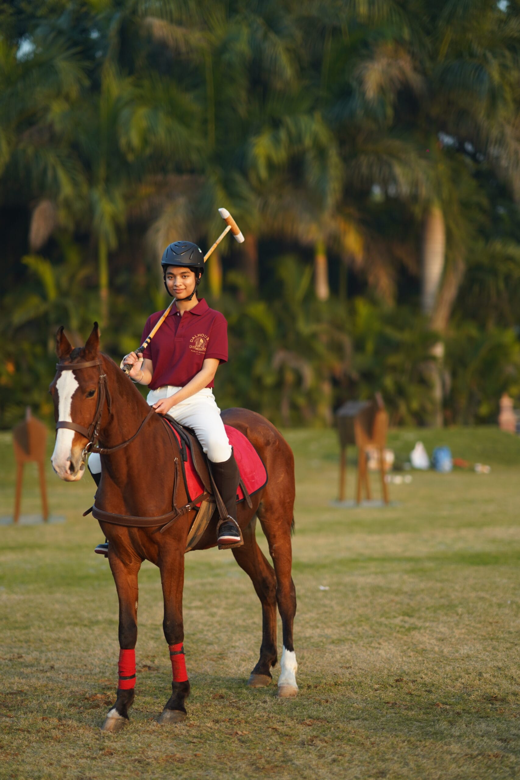 In the saddle